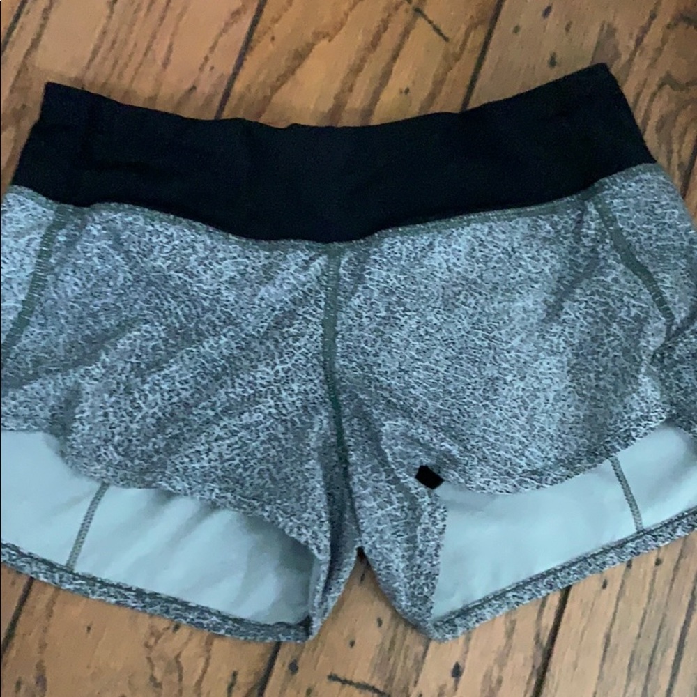 rare lululemon speed up shorts